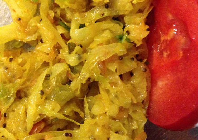 Recipe of Speedy Cabbage and Peas Sabji (Waverley Kitchens)