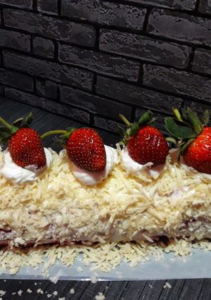 Foto resep Roll cake red velvet