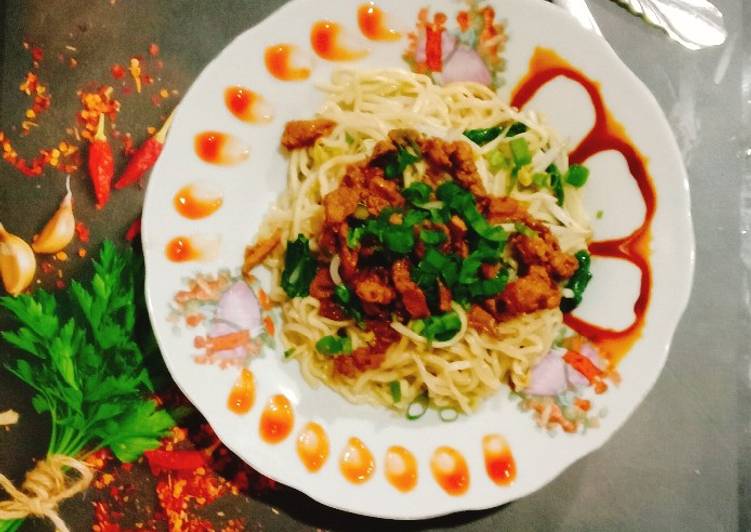 Cara Gampang Menyiapkan "Mie ayam jadul"????????❤️ Anti Gagal