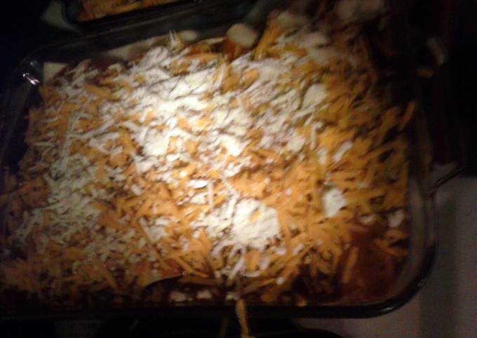 Brad's roasted pork enchiladas Recipe