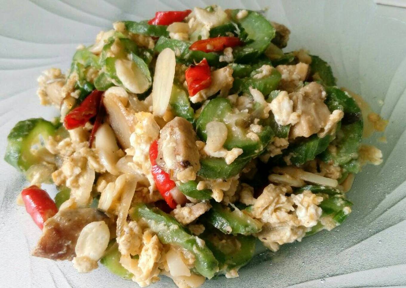 Oseng gambas & telur