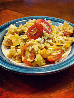 A picture of Egg white fried rice.