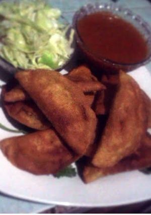 A picture of Guatemalan Empanadas/Dobladas.