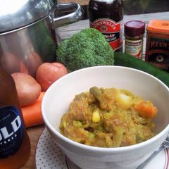 A picture of ChrisO's Curried Snags.