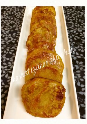 A picture of Sweet and Salty - Sweet Potato Mochi.