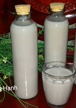 Hình của món Sữa Gạo Lứt Đậu Đỏ Đậu Phộng.