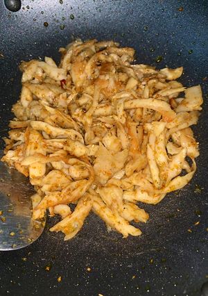Hình của món Mì Căn Xào Sả Ớt (mặn).
