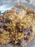 27. Arroz, repollo y pollo 🍗una sola olla! guiso al curry con muslos
