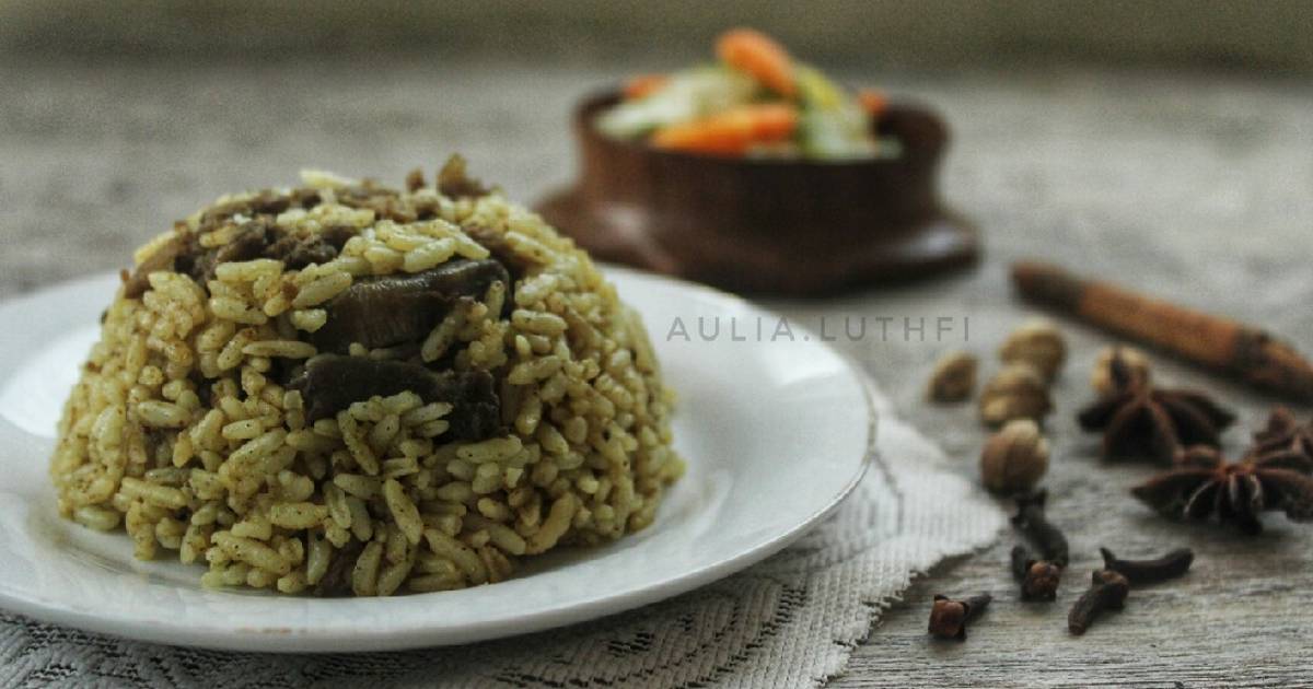 Resep Nasi Kebuli Kambing oleh Aulia Luthfi Anna - Cookpad