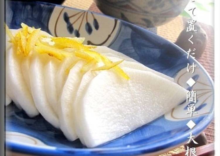Recipe of Favorite Just Mix and Wait - Easy Pickled Daikon Radish