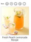 Fresh Peach Lemonade