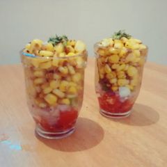 A picture of Sweet corn chaat.