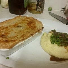 Steak n onion Pie A picture of Steak n onion Pie.