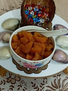 عکسی از دستور 🍏🍎مربای سیب درختی فوق العاده خوشمزه 🍎🍏