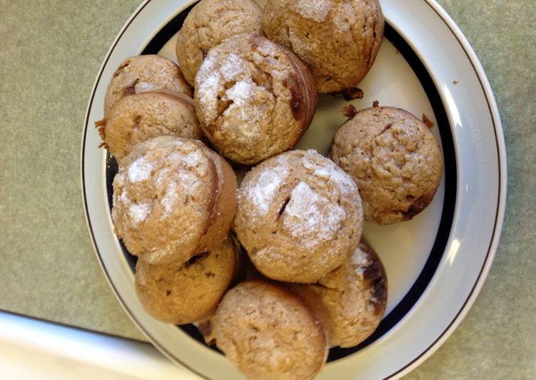 Simple Way to Make Favorite Brown Sugar Muffins W/ White Sugar Dust