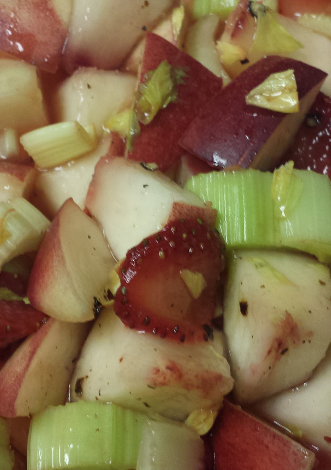 A picture of Nectarine Celery Salad.
