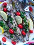 Merlans au citron, huile d'olive et sumac🐟🍋☀