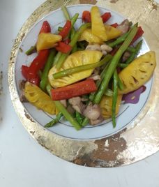 ức gà xào dầu hào