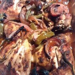 A picture of Bri's Enchilada Chicken.
