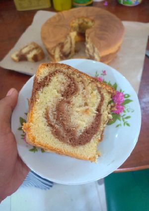 Foto resep Bolu zebra panggang