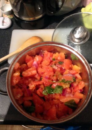 A picture of Killer Pomodori (AMAZING with Garlic Bread!).
