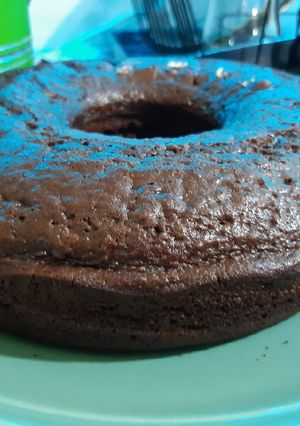 Una foto de Budín de chocolate fácil y rápido