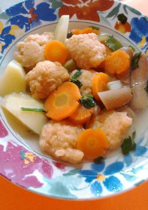 Foto resep Bola bola udang sungai