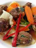 Lamb Kofta Meatball With Vegetables