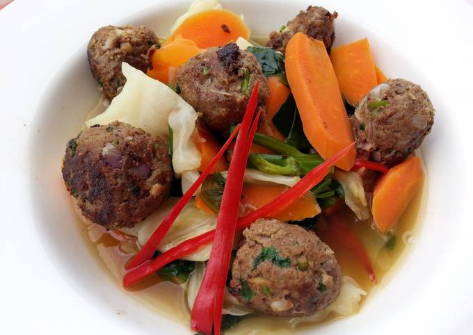 Lamb Kofta Meatball With Vegetables