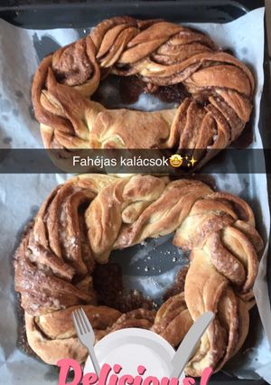 Fahéjas kalács recept fotója
