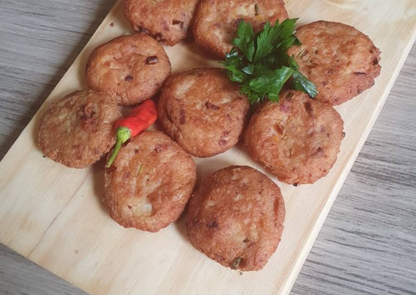 Perkedel Tahu Kornet