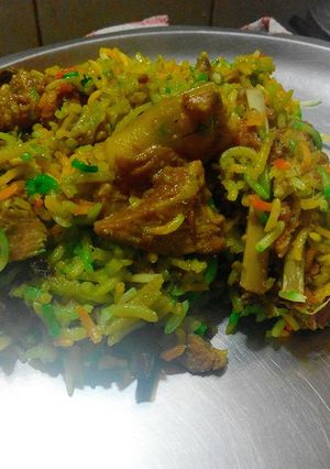 A picture of World's Best Mutton Biryani!.