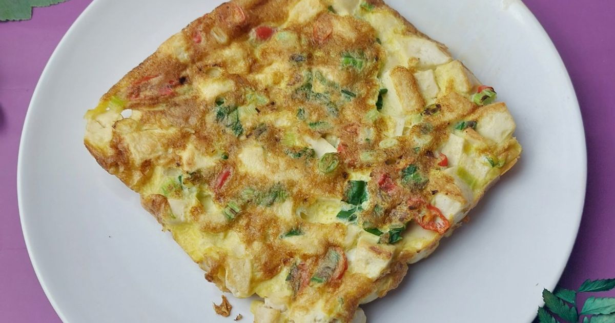 Telur dadar tahu pedas bisa untuk diet praktis sederhana