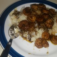 Jerk Shrimp and Rice A picture of Jerk Shrimp and Rice.