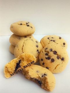 عکسی از دستور کوکی مغزدار شکلاتی🍪