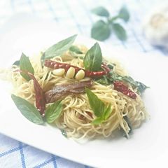 A picture of Anchovies and Basils Pasta.