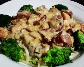 Ultimate, Prepare Chicken and Smoke Sausage Pasta Very Delicious