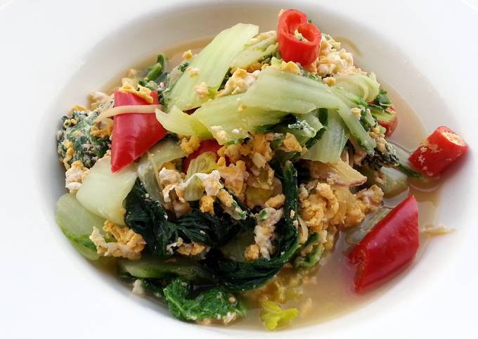 Spicy Bak Choy With Eggs