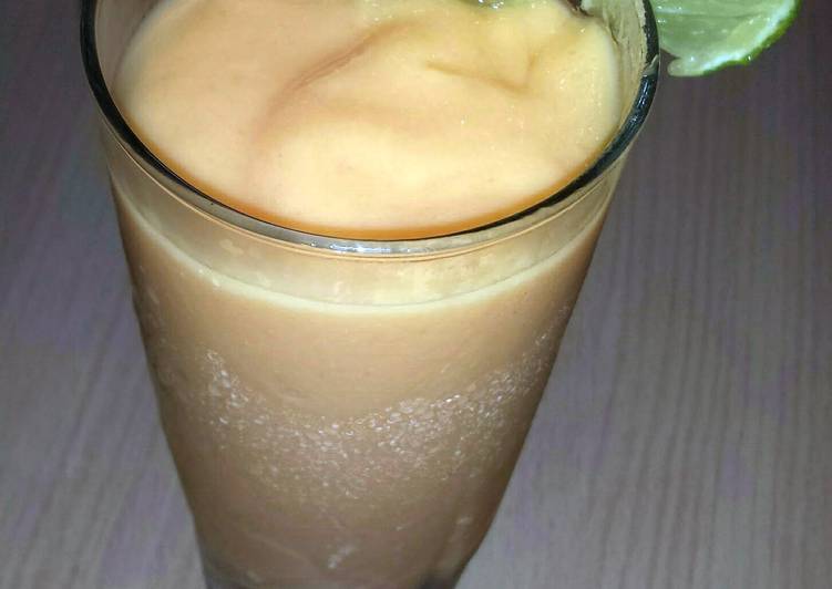 Recipe of Super Quick Homemade Mango Papaya Smoothie