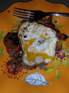 A picture of Breakfast hang over cure!!.