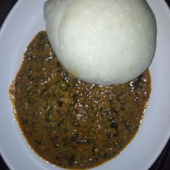 A picture of Pounded yam.