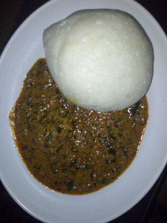A picture of Pounded yam.