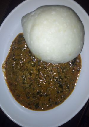 A picture of Pounded yam.