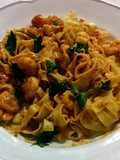 Tagliatelle con Scampi