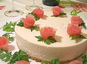 A picture of yogurt cheesecake