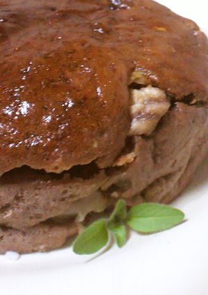 A picture of Low-Calorie Banana, Chocolate & Tofu Cake.