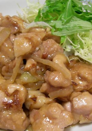 A picture of Easy Stir-Fried Chicken Thighs with Ginger.