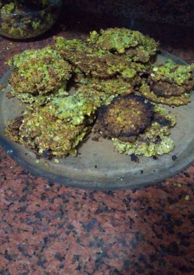 Una foto de Hamburguesas de garbanzo y arvejas veganas
