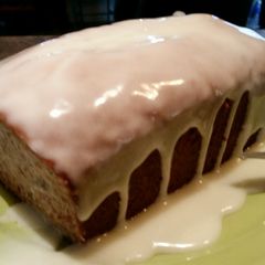 A picture of Sour Cream Banana Bread (no eggs).