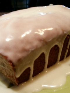 A picture of Sour Cream Banana Bread (no eggs).